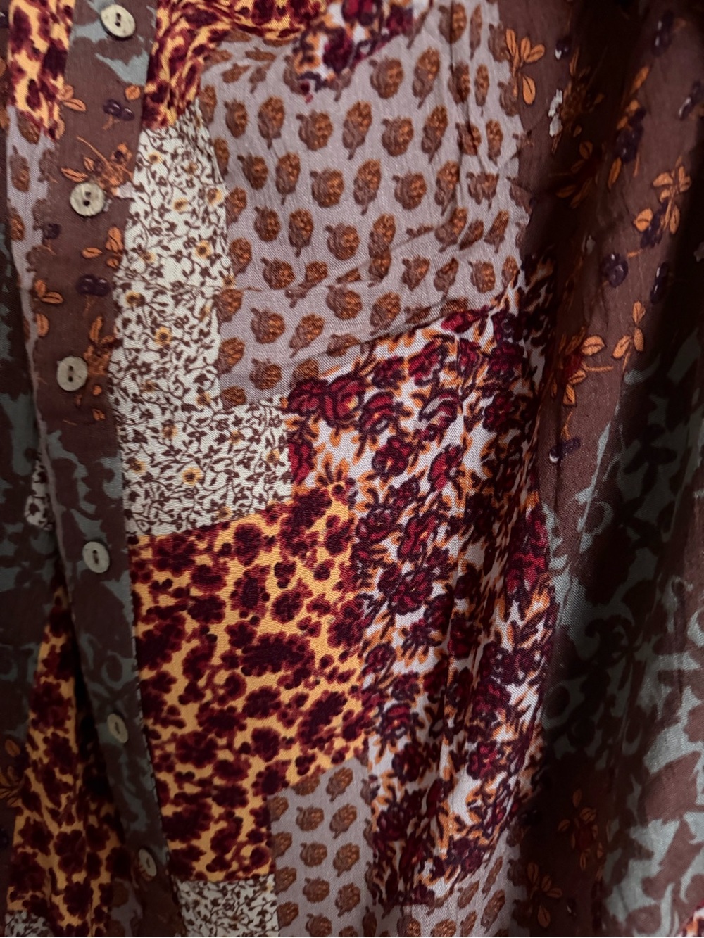 Final sale Easel Boho Patchwork  swing Dress NWT 💰 - Picture 6 of 6
